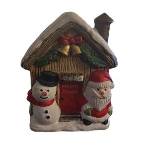 Vintage Christmas bank